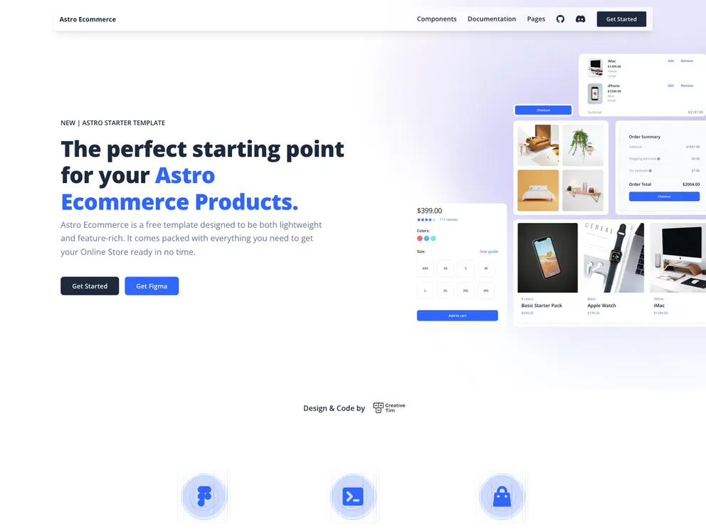 Astro Ecommerce screenshot