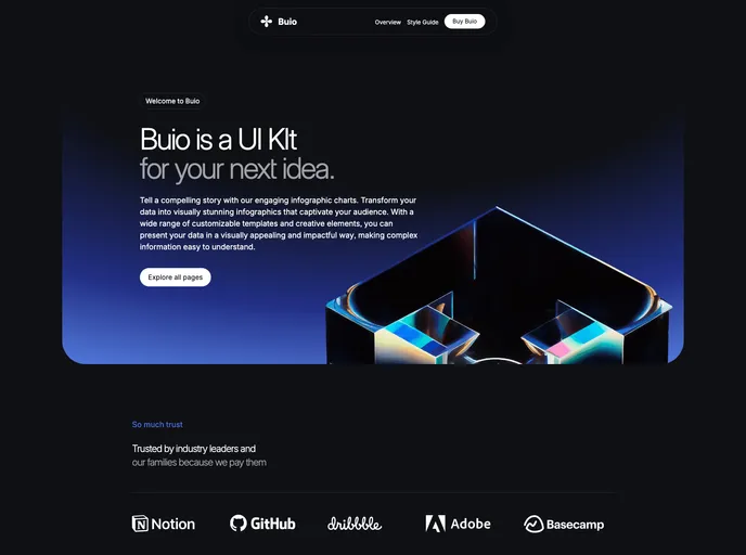 Buio UI Kit screenshot