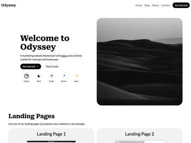 Odyssey Theme screenshot