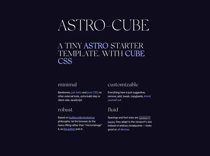 Astro Cube screenshot